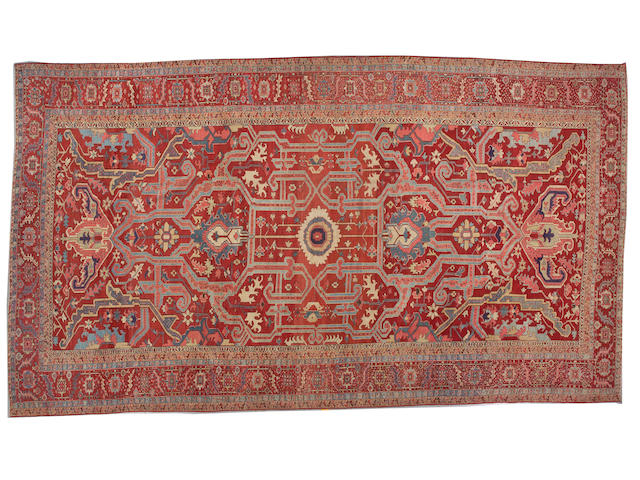 A Serapi carpet Northwest Persia, size approximately 11ft. 1in. x 19ft. 11in.