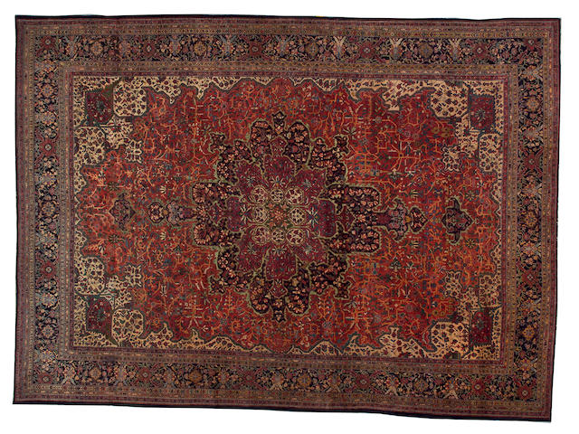 A Fereghan carpet Central Persia, size approximately 12ft. 5in. x 17ft. 3in.