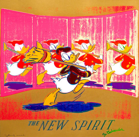 Andy Warhol (American, 1928-1987); The New Spirit (Donald Duck), from Ads;