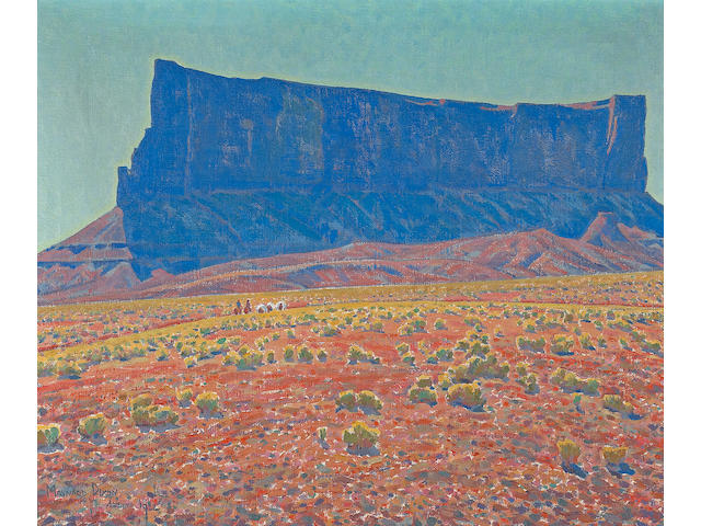 Maynard Dixon The Monument, Navajo Reservation, Arizona (No. 235), 1922