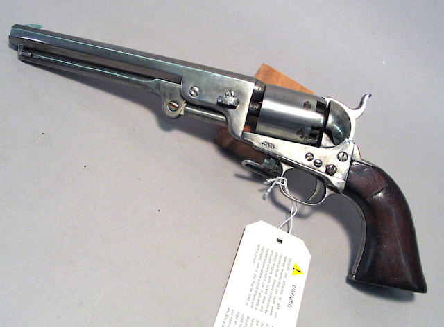 A Colt Model 1851 Navy 'four screw' percussion revolver