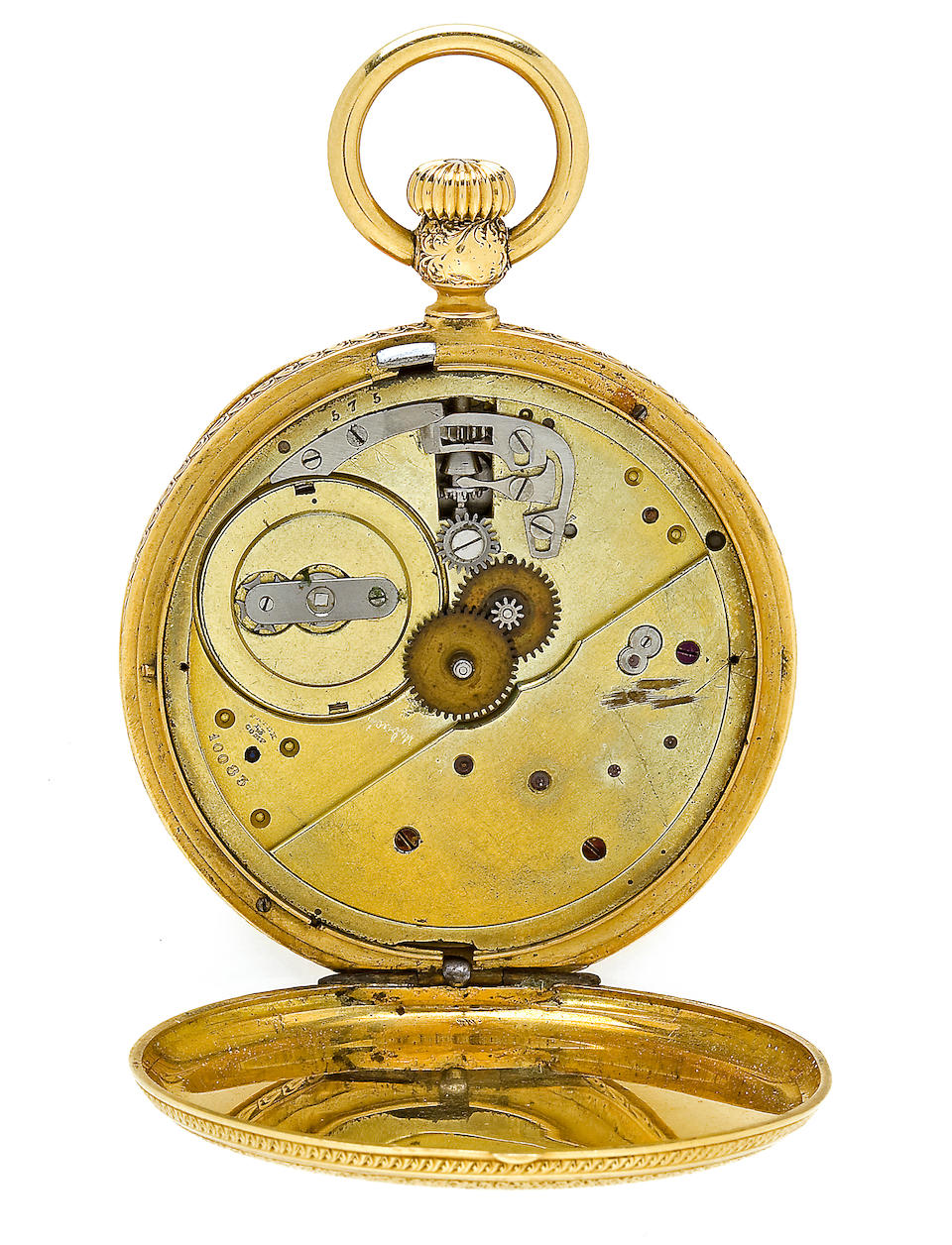 Bonhams : Patek Philippe. An 18K gold hunter cased keyless lever watch ...
