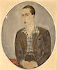 Thumbnail of LEONARD TSUGUHARU FOUJITA (1886-1968) Portrait of a young man image 1