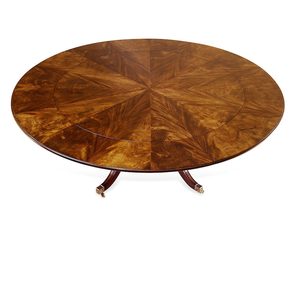 A George III style mahogany dining table
