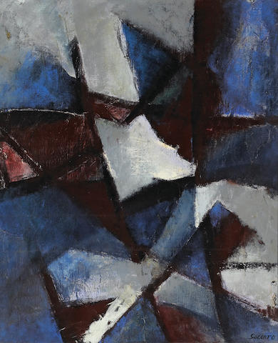 John Saccaro (American, 1913-1981) Pleiades Suite: #1, 1954 38 x 32in