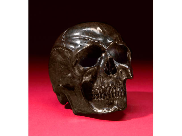 Meteorite Carving of Human Skull