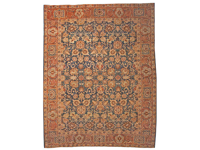 A Tabriz carpet Northwest Persia, size approximately 10ft. 4in. x 13ft. 7in.