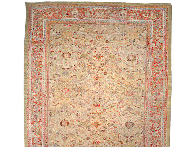 A Sultanabad carpet Central Persia, size approximately 14ft. 3in. x 20ft.