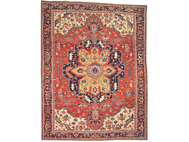 A Serapi carpet Northwest Persia, size approximately 9ft. 6in. x 12ft. 2in.