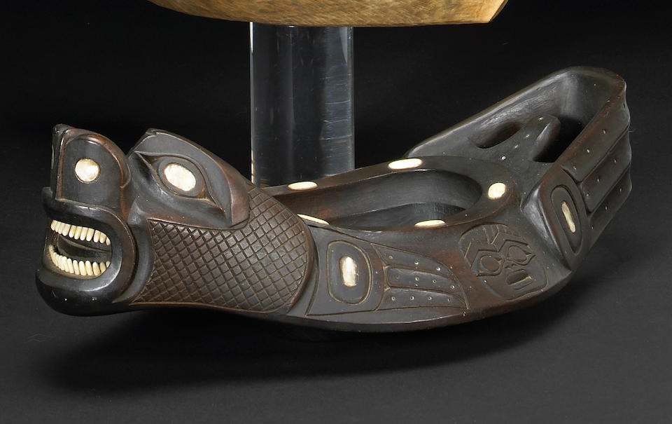 A Tlingit seal effigy bowl
