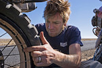 Thumbnail of A collection of 32 pictures of Scotsman Ewan McGregor and Englishman Charley Boorman from their Long Way Down motorcycle odyssey, 27 photographs are 22 x 26in, five are 26 x 30in image 11
