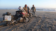 Thumbnail of A collection of 32 pictures of Scotsman Ewan McGregor and Englishman Charley Boorman from their Long Way Down motorcycle odyssey, 27 photographs are 22 x 26in, five are 26 x 30in image 9