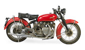 Thumbnail of Two owners from new, documented by factory records as 1 of 12 built with original black frame with Chinese Red tinwork,1952 Vincent 998cc Series C Rapide Frame no. C10241C Engine no. F10AB/1/8341 image 1