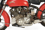 Thumbnail of Two owners from new, documented by factory records as 1 of 12 built with original black frame with Chinese Red tinwork,1952 Vincent 998cc Series C Rapide Frame no. C10241C Engine no. F10AB/1/8341 image 3