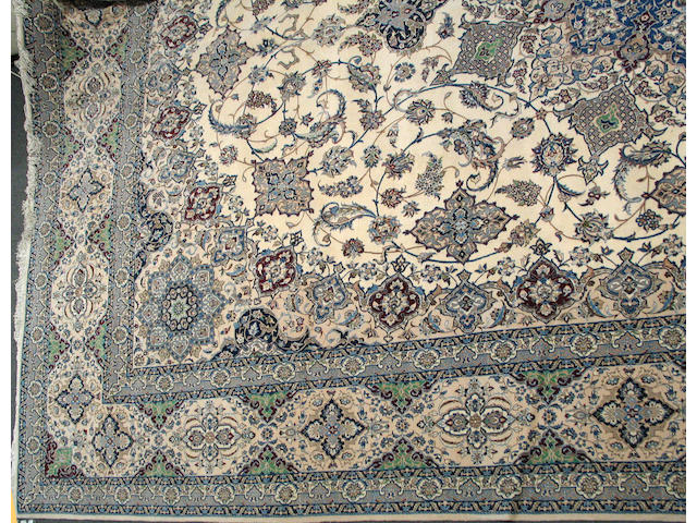 A Nain carpet size approximately 14ft. 2in. x 22ft. 3in.