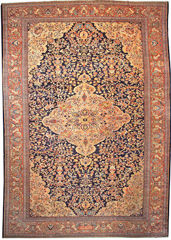 A Fereghan Sarouk carpet Central Persia, size approximately 13ft. x 19ft.