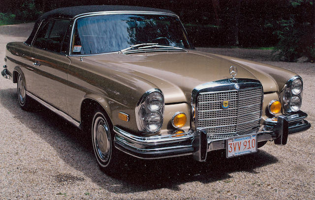 1971 Mercedes-Benz 280 SE 3.5 Liter Convertible  Chassis no. 111 027 12002059 Engine no. 116 980 12 000 860