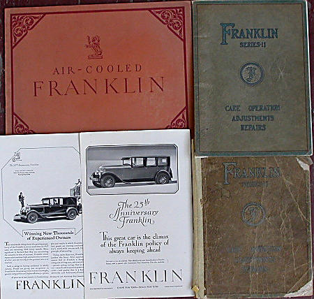 42,000 miles from new,1927 Franklin Series 11B Sedan  Chassis no. E116733