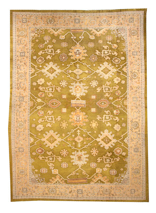 A Sultanabad carpet Central Persia, size approximately 12ft. 6in. x 17ft. 8in. image 1