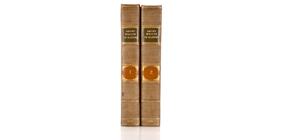 SMITH, ADAM. An Inquiry into the Nature and Causes of the Wealth of Nations. London: W. Strahan; and T. Cadell, 1776.