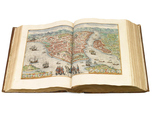 BRAUN, GEORGE, AND FRANZ HOGENBERG. Civitates orbis terrarum. Cologne and Antwerp: the Author, and Philippe Galle, 1575-93.