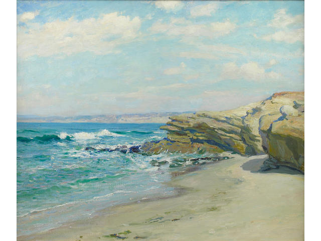 Guy Rose (American, 1867-1925) La Jolla Beach 24 x 29in (overall: 33 x 38in)