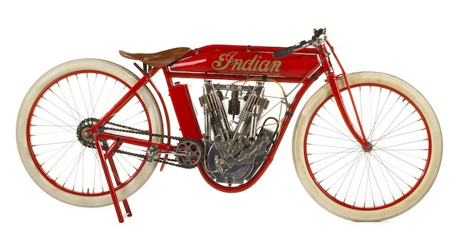 Bonhams A Stephen Wright Restoration From An Important Long Island Collection 1912 Indian V Twin Board Track Racer Engine No 75d900