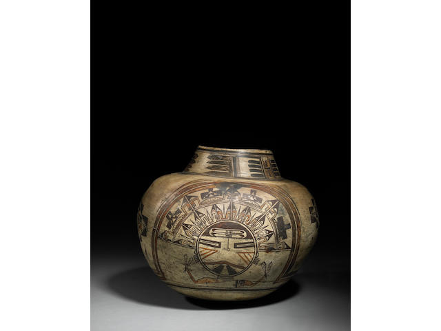 An exceptional Hopi polychrome jar