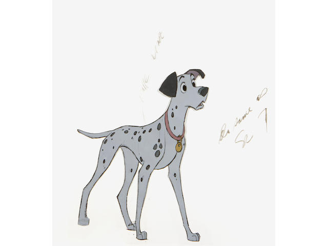 A Walt Disney celluloid from "One Hundred and One Dalmatians"