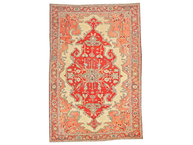 A Serapi carpet Northwest Persia, size approximately 8ft. 3in. x 12ft. 3in.