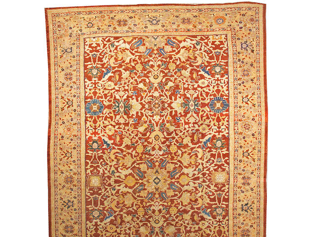 A Sultanabad carpet Central Persia, size approximately 12ft. 3in. x 19ft. 11in.