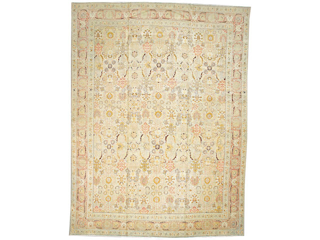 A Tabriz carpet Northwest Persia, size approximately 11ft. 8in. x 15ft. 8in.