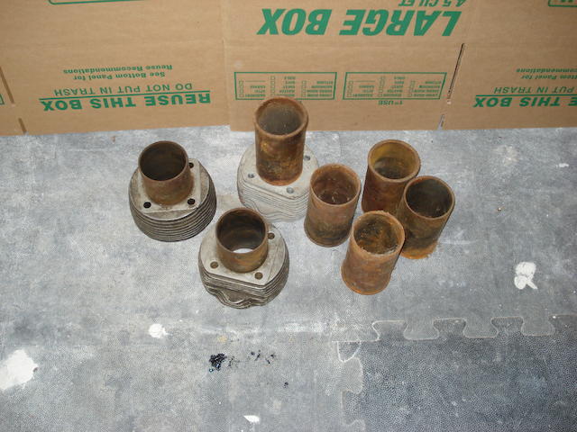 Three cylinder barrels,