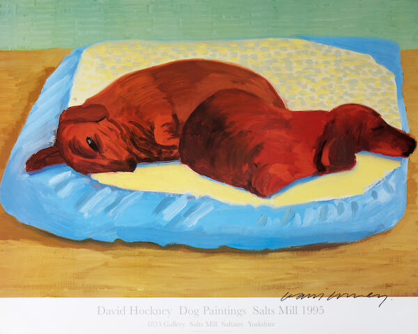 Bonhams : David Hockney (British, born 1937); David Hockney: Dog