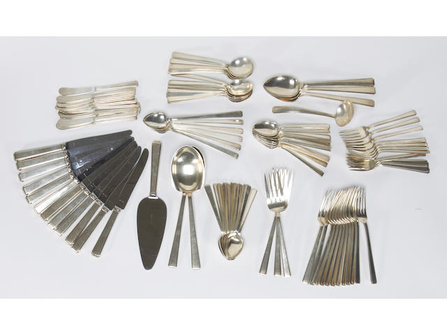 Sterling Modern Classic flatware set by Lunt