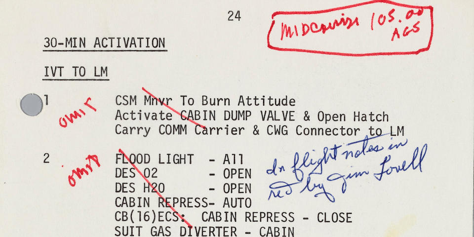 STEPS REQUIRED FOR THE LAST AQUARIUS DESCENT ENGINE BURN NEEDED DURING THE EMERGENCY CONDITIONS OF APOLLO 13 TO SAFELY BRING THE CREW HOME.