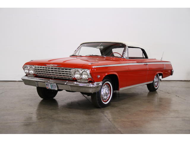 404/409hp Dual-Quad Powered, 4-Speed Manul,1962 Chevrolet Impala SS Convertible  Chassis no. 21867S312832