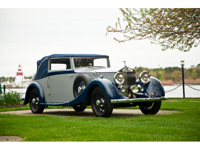 One of only 3 open Park Ward Dropheads on this chassis,1936 Rolls-Royce 25/20hp Drophead Coupe  Chassis no. GXM 61 Engine no. B25 C