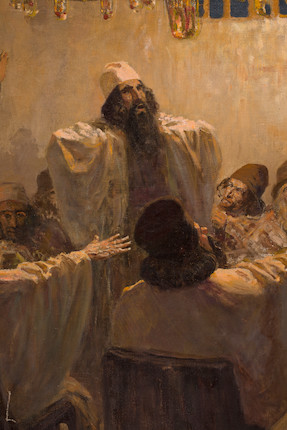 Vasilii Dmitrievich Polenov (Russian, 1844-1927) 'He is guilty of death', 1906 image 3