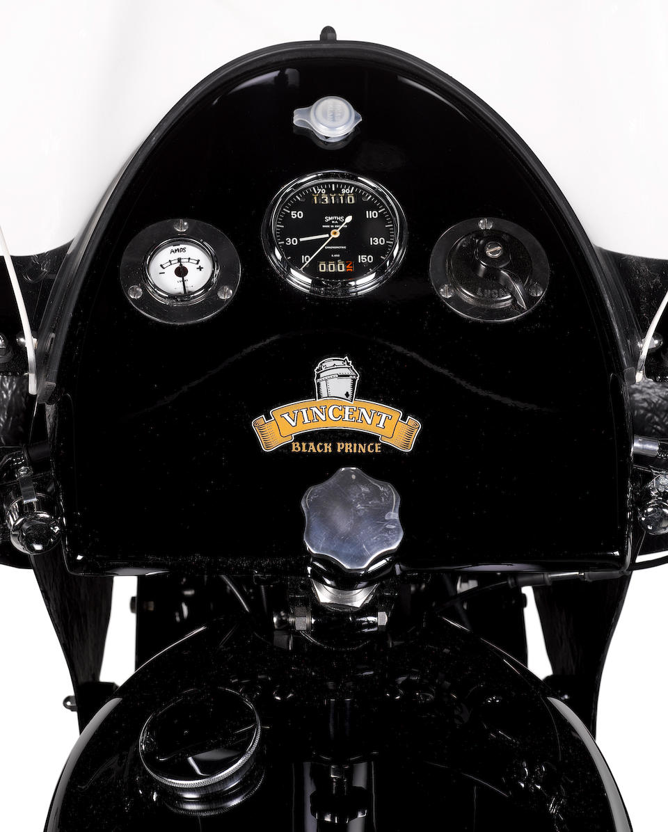 1955 Vincent 998cc Black Prince Frame no. RD 12937B/F Engine no. F10AB/2B/11037