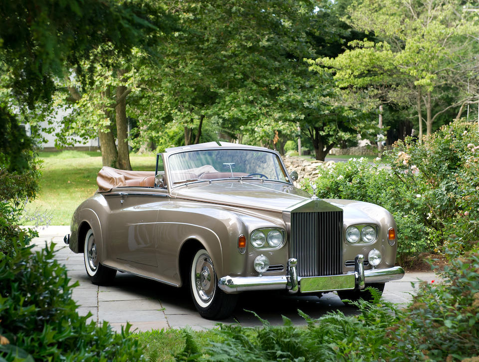 The Sammy Davis Jr., one of only 23 examples built to left hand drive specification,1963 Rolls-Royce Silver Cloud III Drophead Coupe  Chassis no. LSDW 87