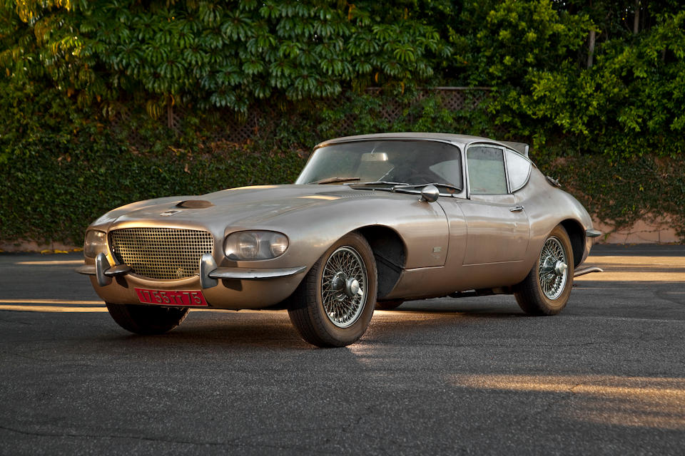 Custom one-off designed by Raymond Loewy, offered publicly for the first time since 1970,1966 Jaguar 4.2-Liter Series 1 XKE Coupe  Chassis no. 1E30635