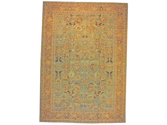A Tabriz carpet Northwest Persia size approximately 11ft. x 15ft. 7in.