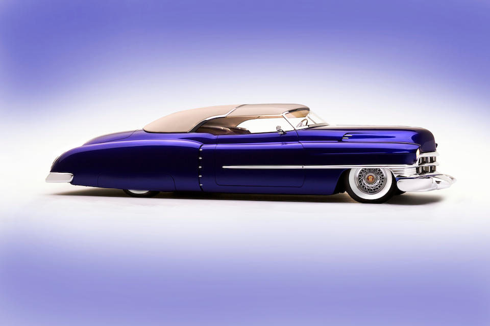 Fabricated by noted customizer Rick Dore, featured on the cover of Rod and Custom magazine,1950 Cadillac Series 61 Roadster Hotrod  Chassis no. 506281048