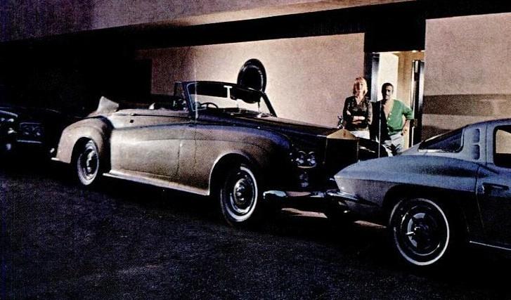 The Sammy Davis Jr., one of only 23 examples built to left hand drive specification,1963 Rolls-Royce Silver Cloud III Drophead Coupe  Chassis no. LSDW 87
