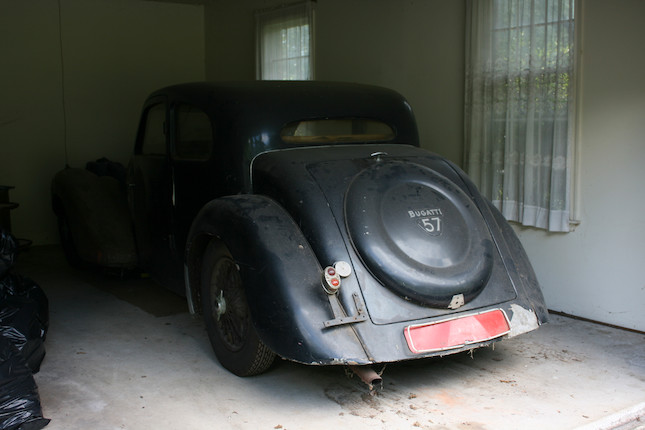 Barn discovery, single ownership since 1962 offered from the Estate of an Engineer,1938 Bugatti Type 57 Series 3 Ventoux Coupe  Chassis no. 57701 Engine no. 494 image 23