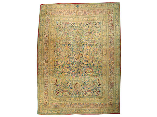 A Tabriz carpet Northwest Persia size approximately 13ft. x 17ft. 6in.