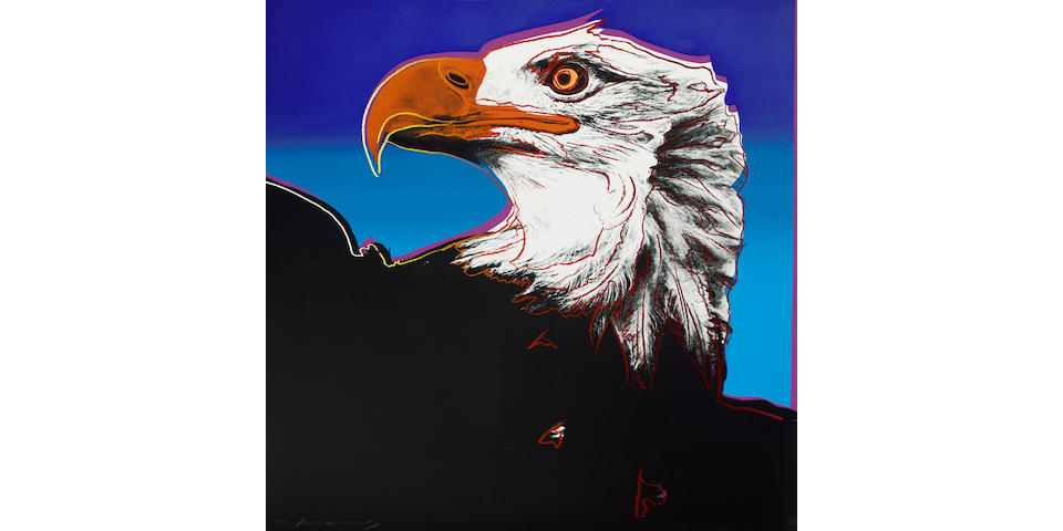 Andy Warhol (American, 1928-1987); Bald Eagle, from Endangered Species;