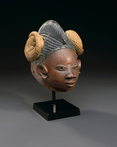Yoruba Gelede Helmet Mask, Nigeria