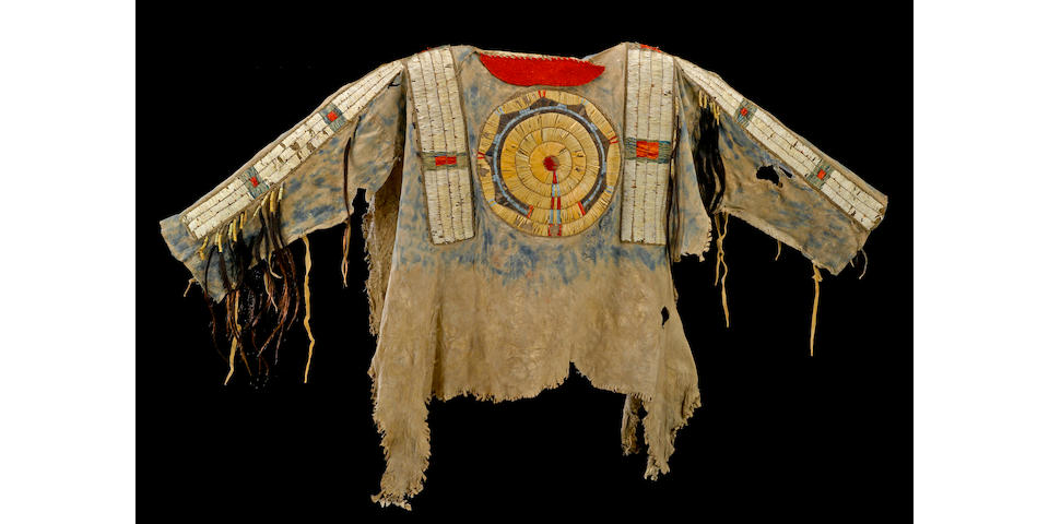 The Bones Collection, including an early Cheyenne quilled war shirt
